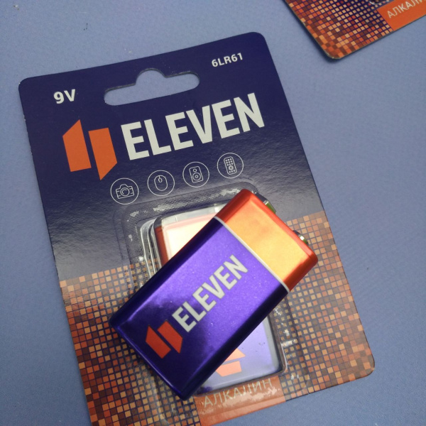 Батарейка Крона 6LR61 9V алкалиновая (щелочная)